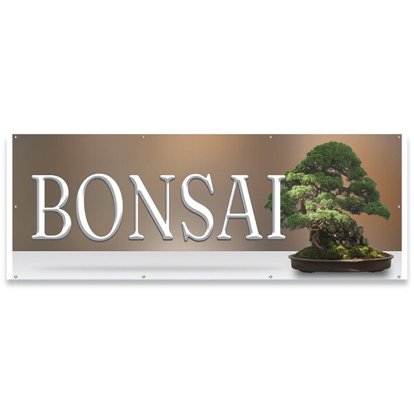 Bonsai Banner Concession Stand Food Truck Single Sided